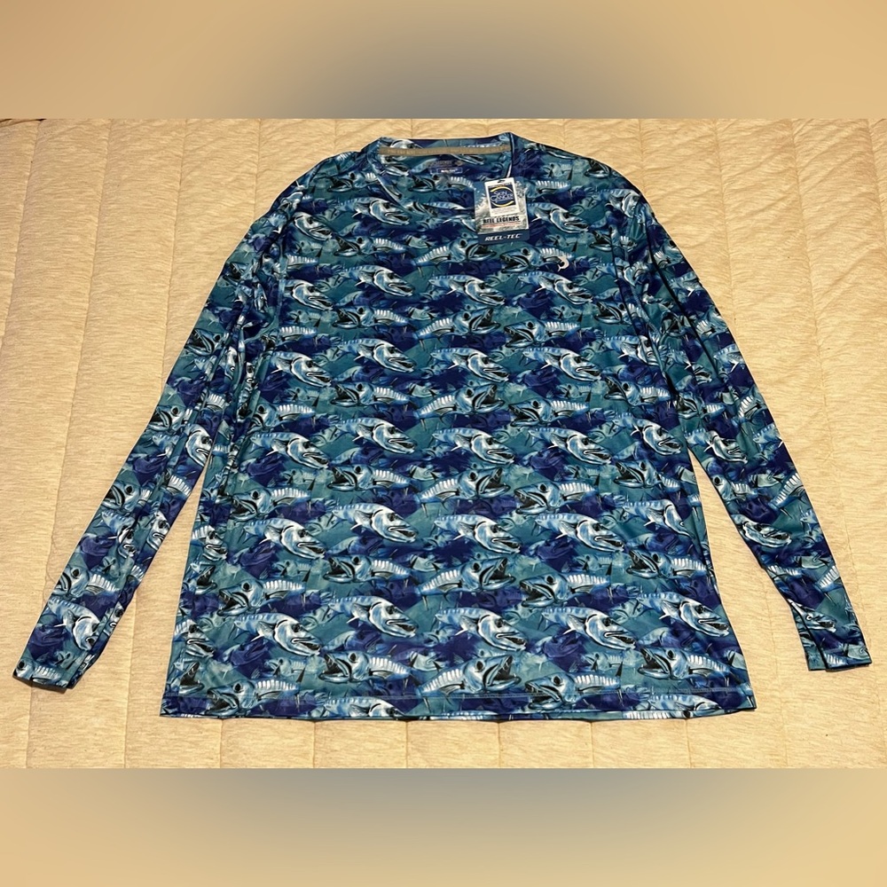 Reel Legends, Long Sleeve Fishing Shirt, UV Protection